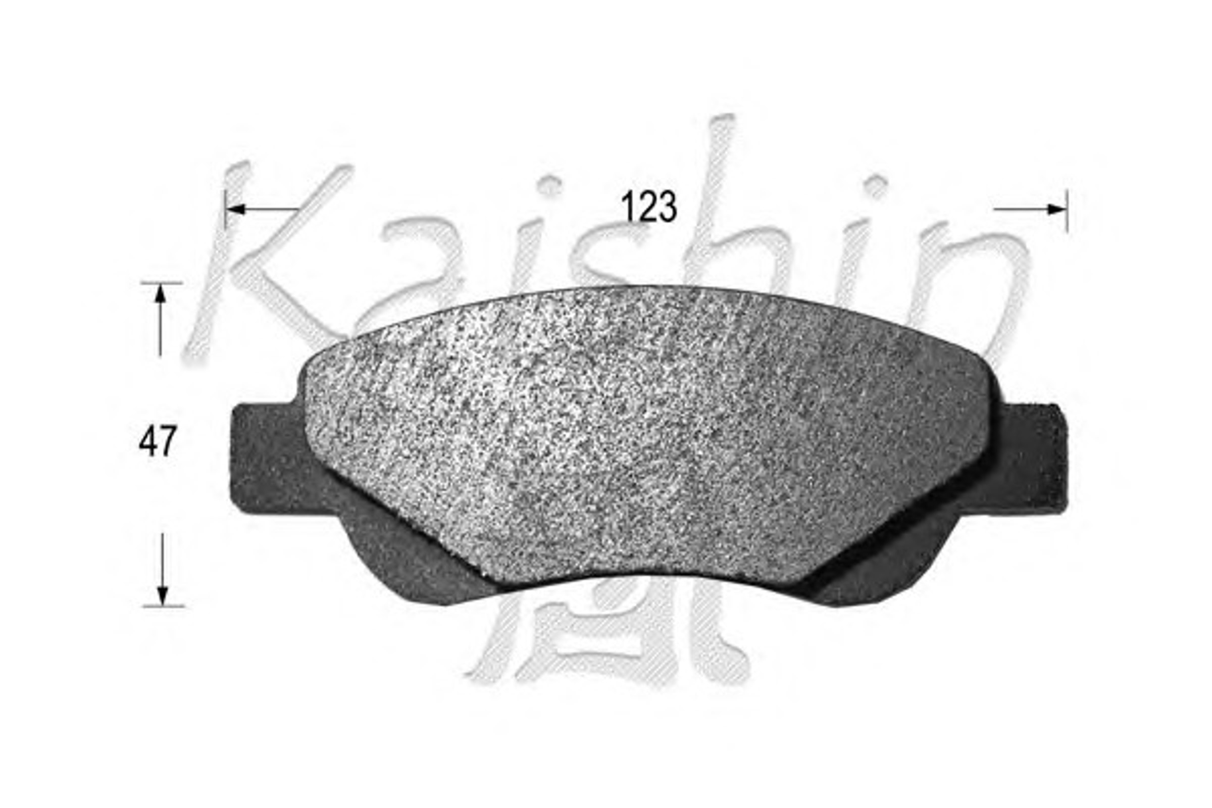 Колодки тормозные дисковые KAISHIN FK2264