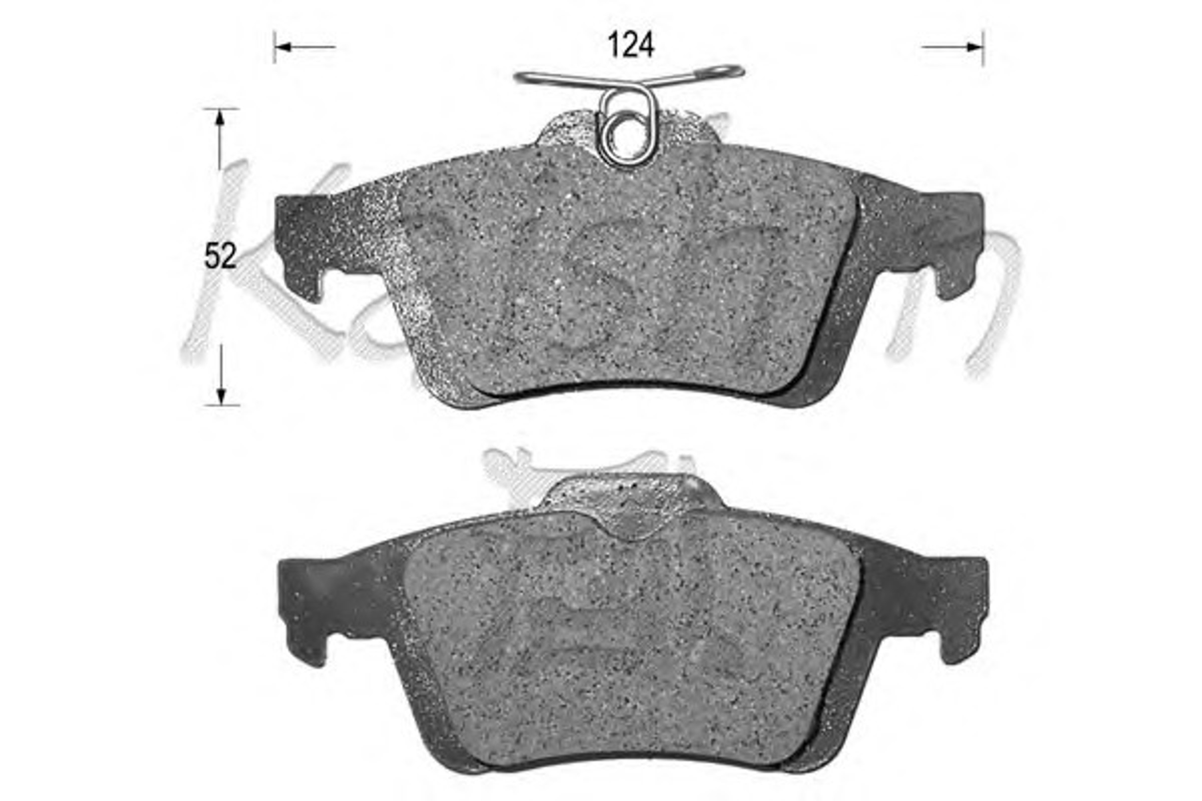 Колодки тормозные дисковые KAISHIN FK3132