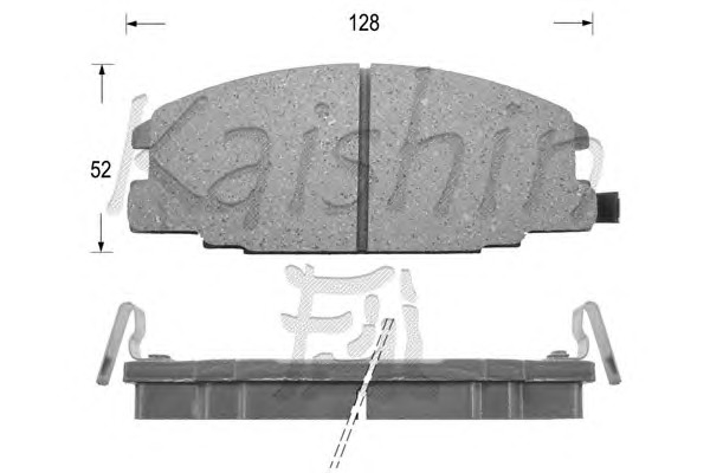 Колодки тормозные дисковые KAISHIN FK4029