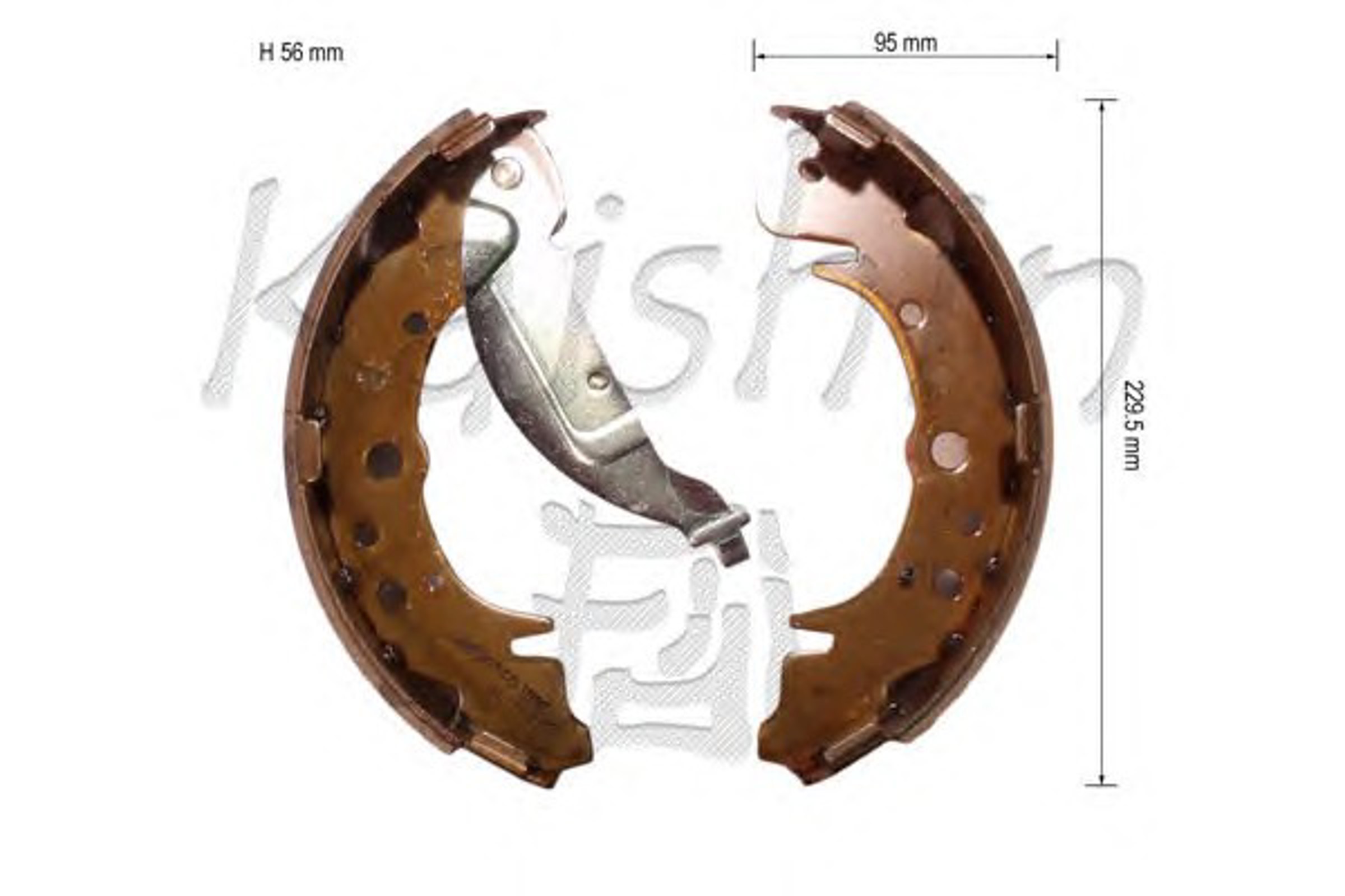 Комплект тормозных колодок KAISHIN K11179