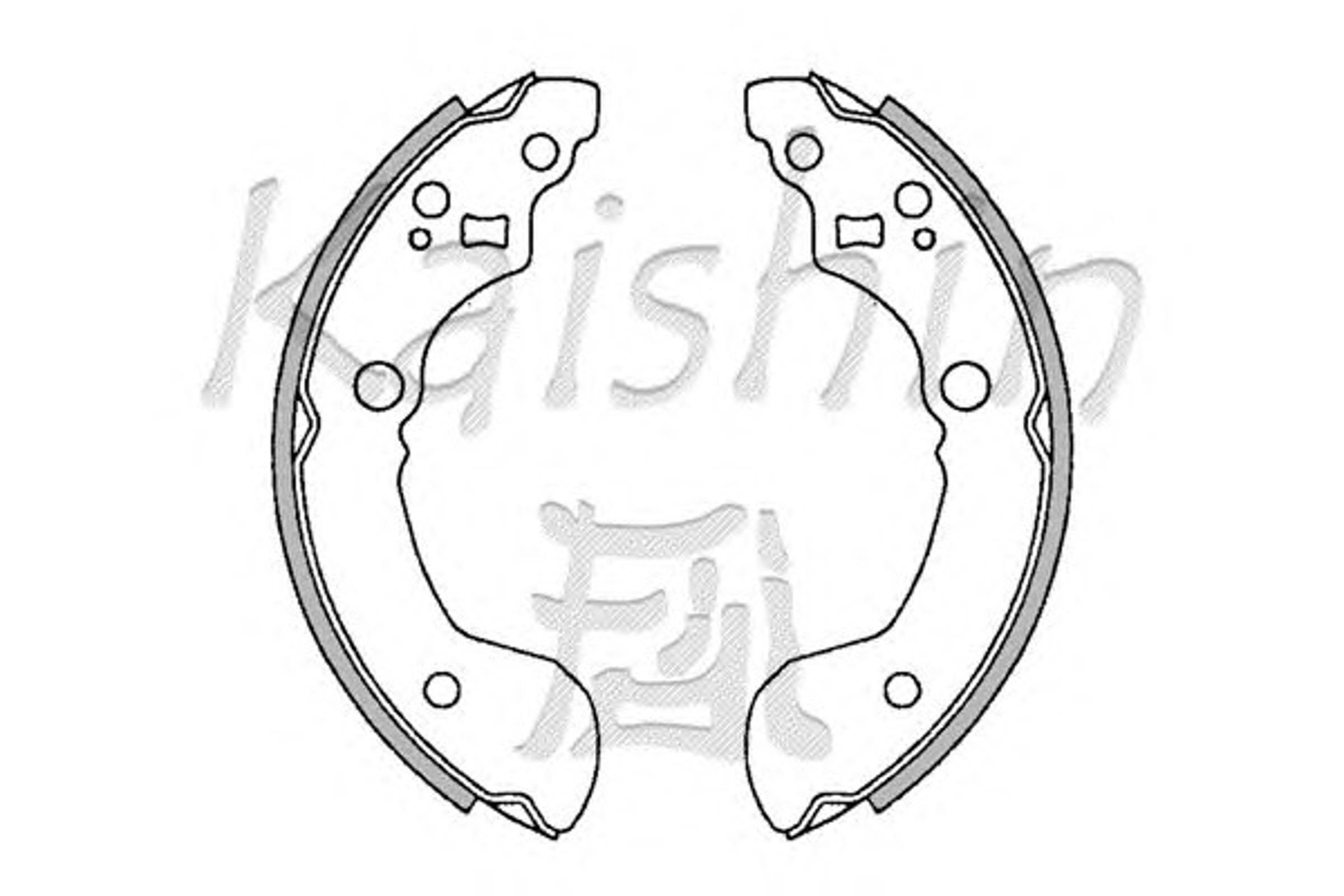 Колодки тормозные KAISHIN K1223