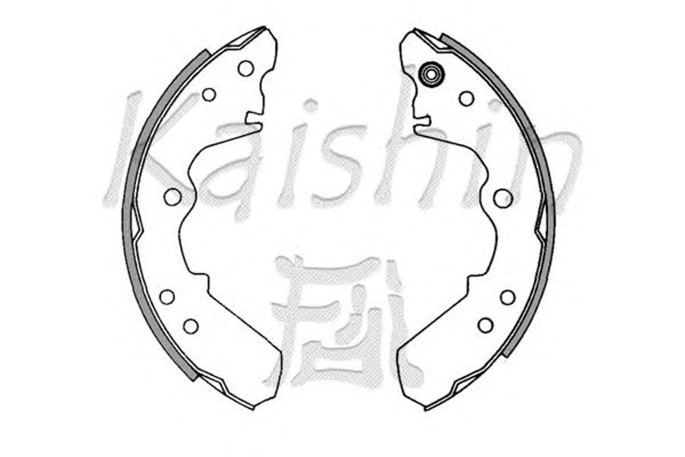 Комплект тормозных колодок KAISHIN K4435
