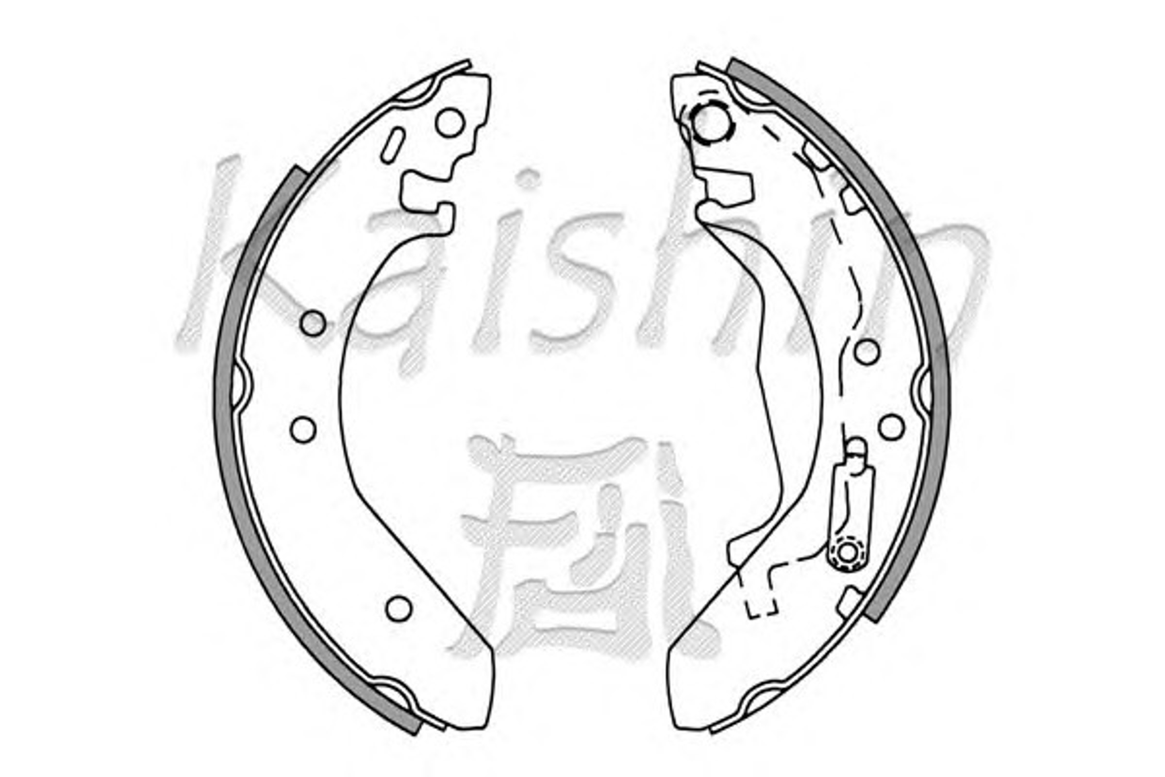 Колодки тормозные KAISHIN K5530