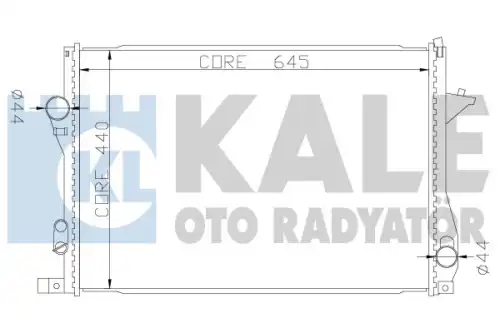 341915 KALE Радиатор системы охлаждения BMW 5 / 7