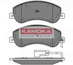 JQ1013856 KAMOKA Колодки тормозные дисковые