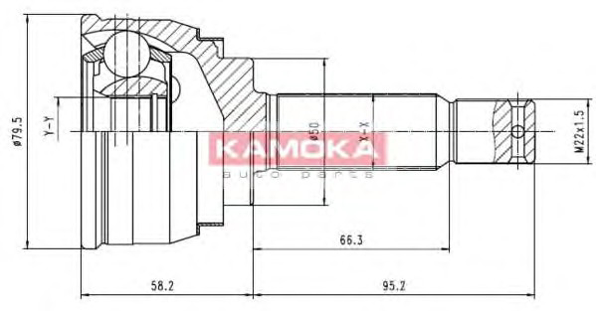 Шрус KAMOKA 6088