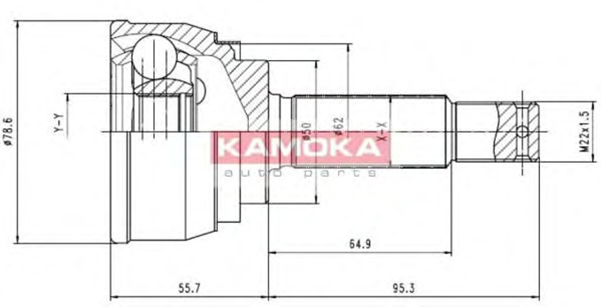 Шрус KAMOKA 6284