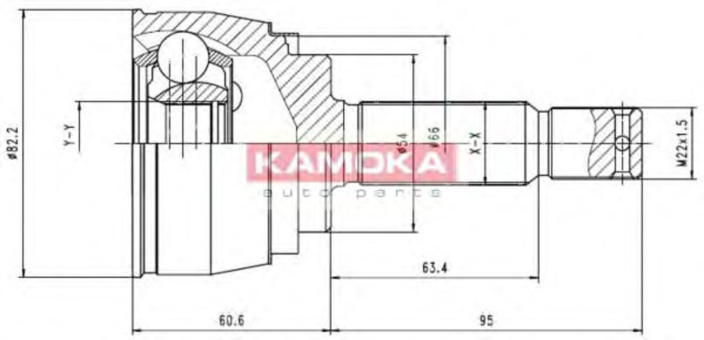 Шрус KAMOKA 6620