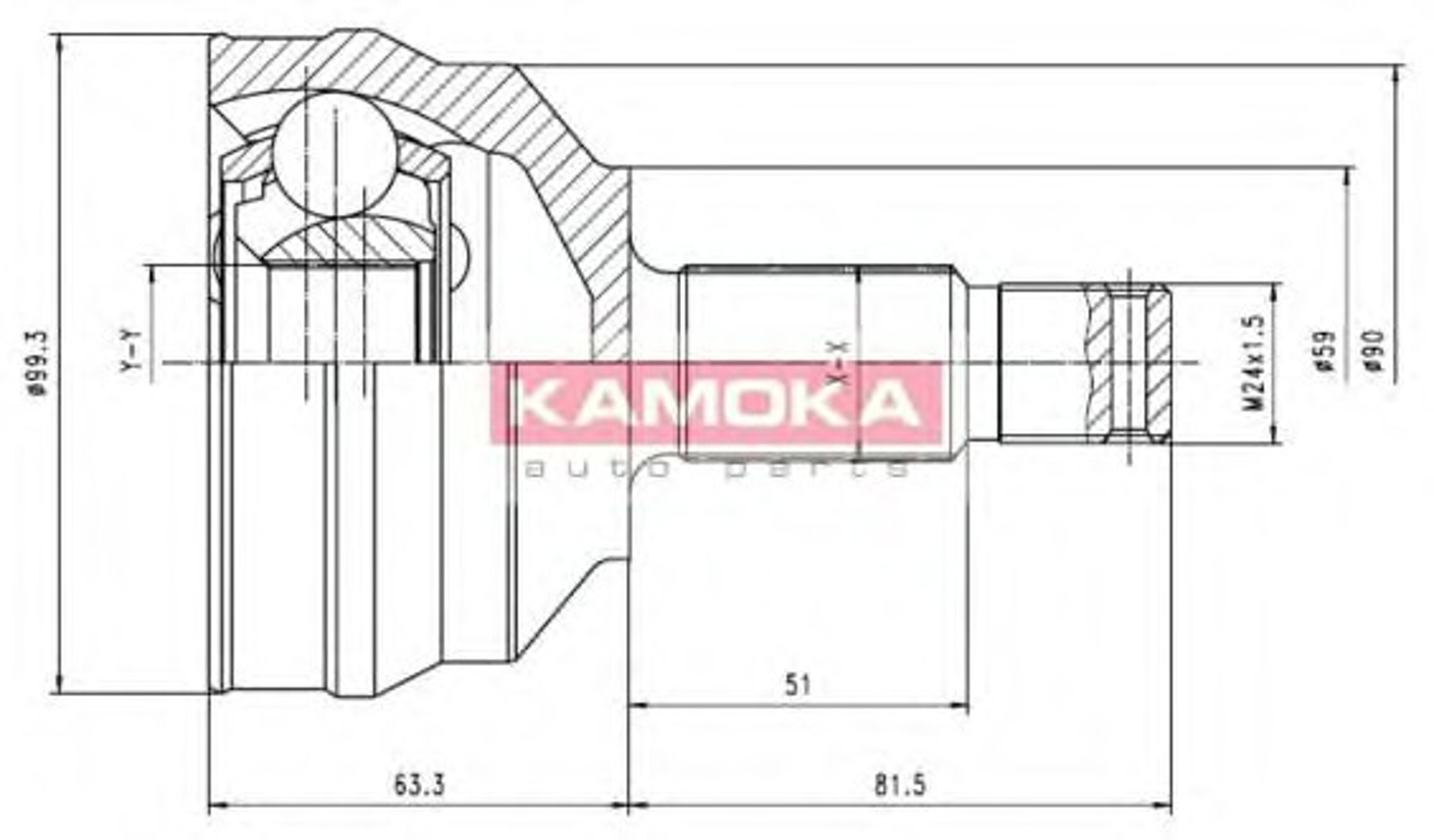 Шрус KAMOKA 6698