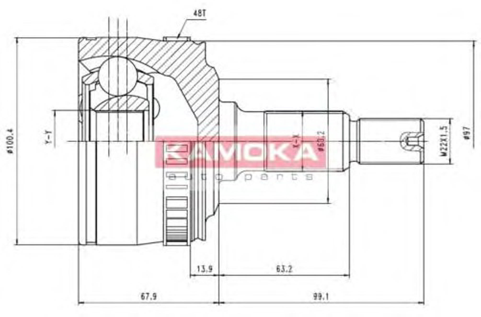 Шрус KAMOKA 7046