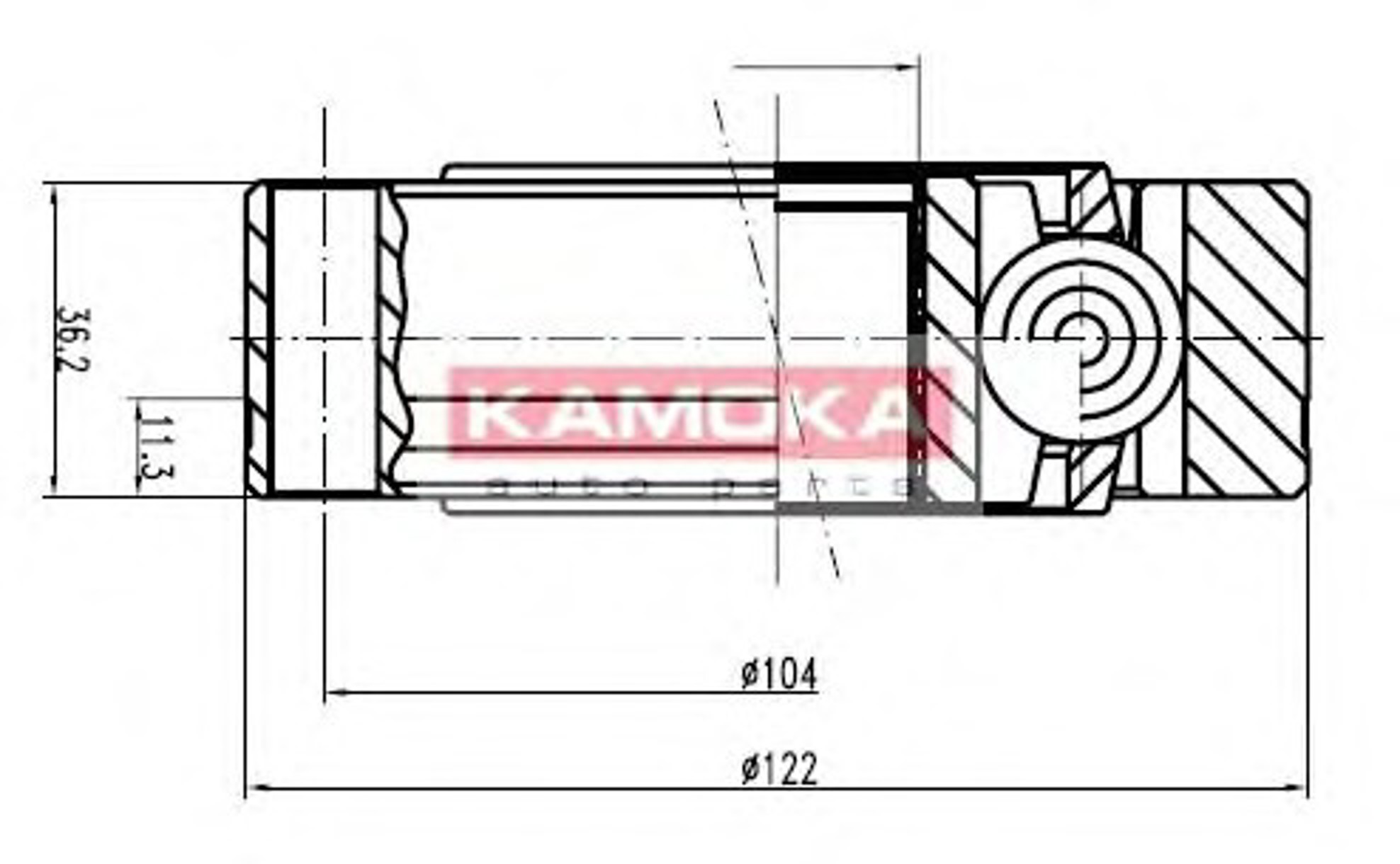 Шрус внутренний KAMOKA 8047