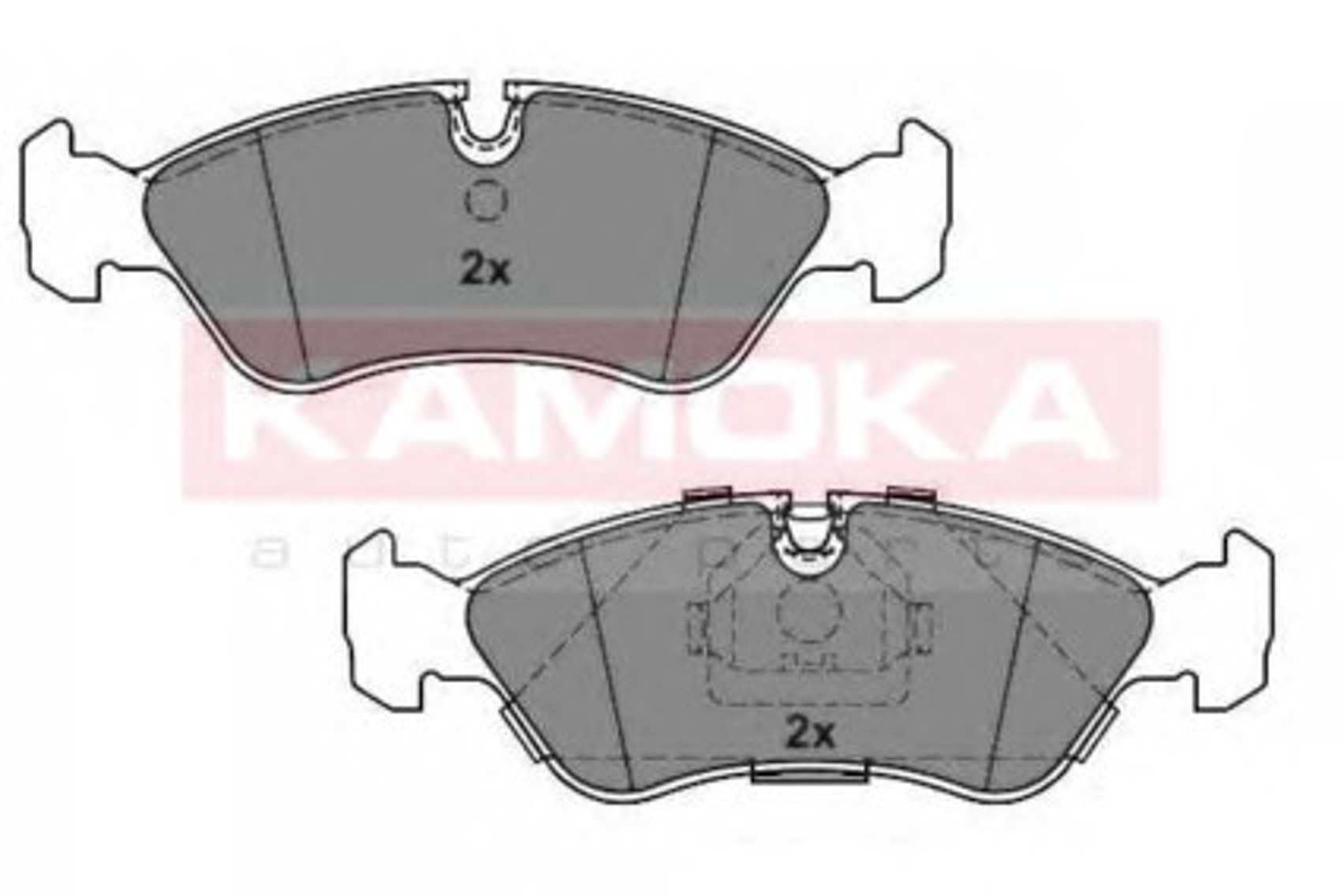 JQ1011168 KAMOKA Колодки тормозные дисковые