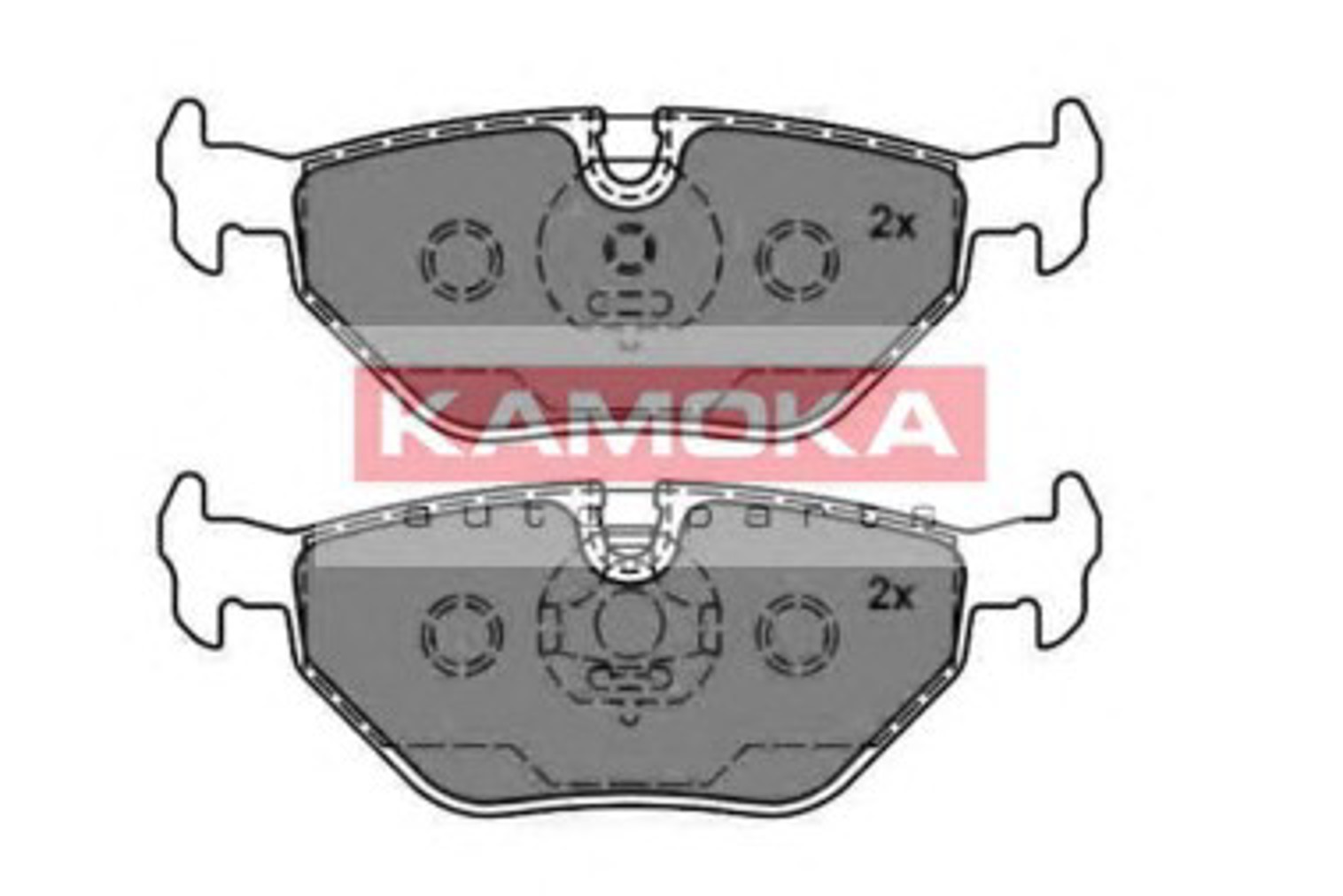 Колодки тормозные дисковые KAMOKA JQ1011700