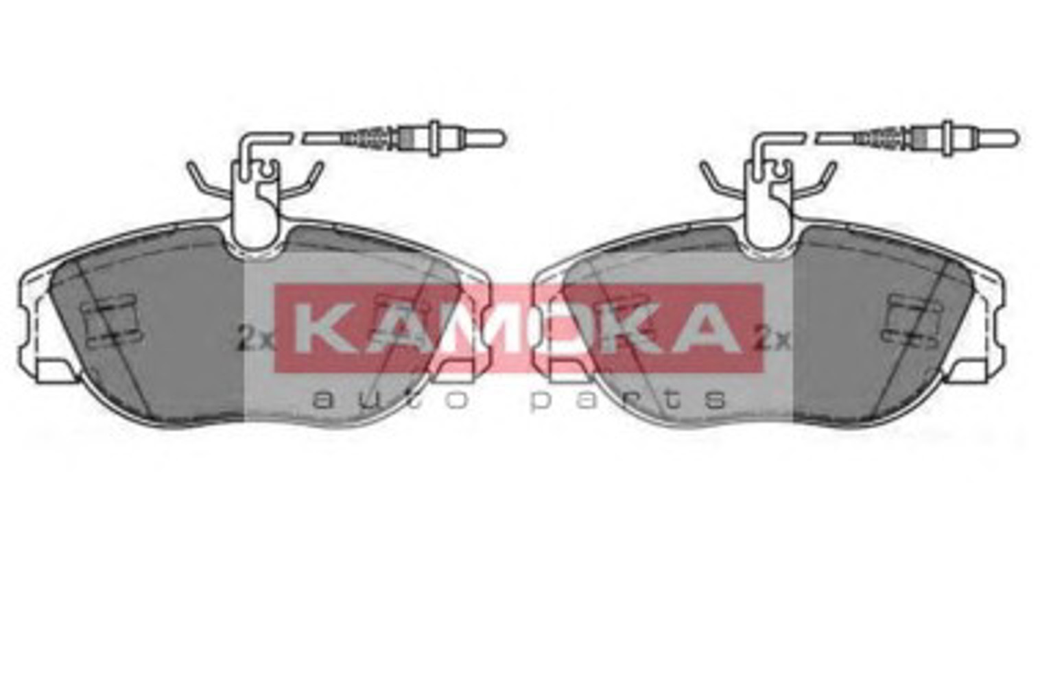 Колодки тормозные дисковые KAMOKA JQ1012000