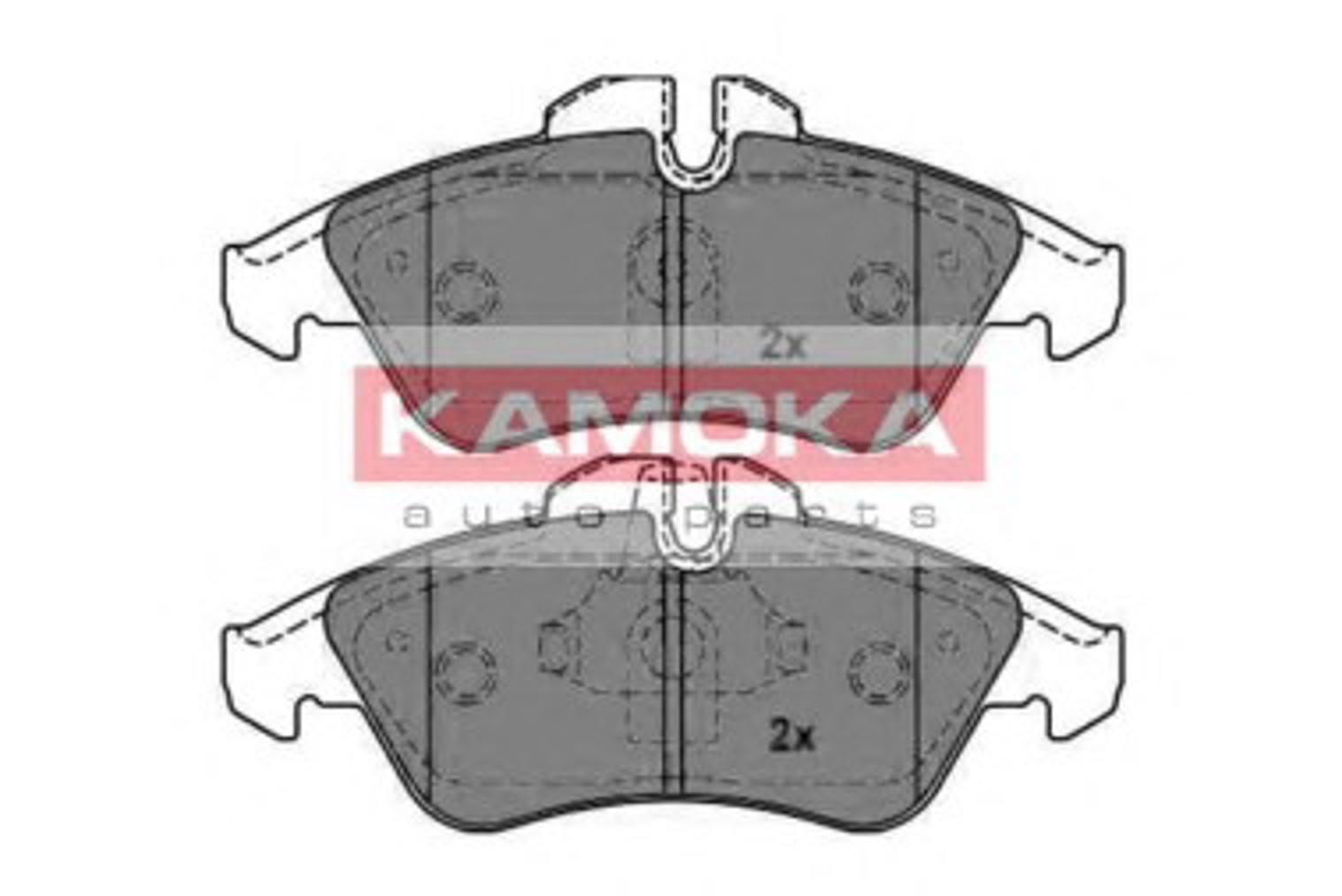 Колодки тормозные дисковые KAMOKA JQ1012076
