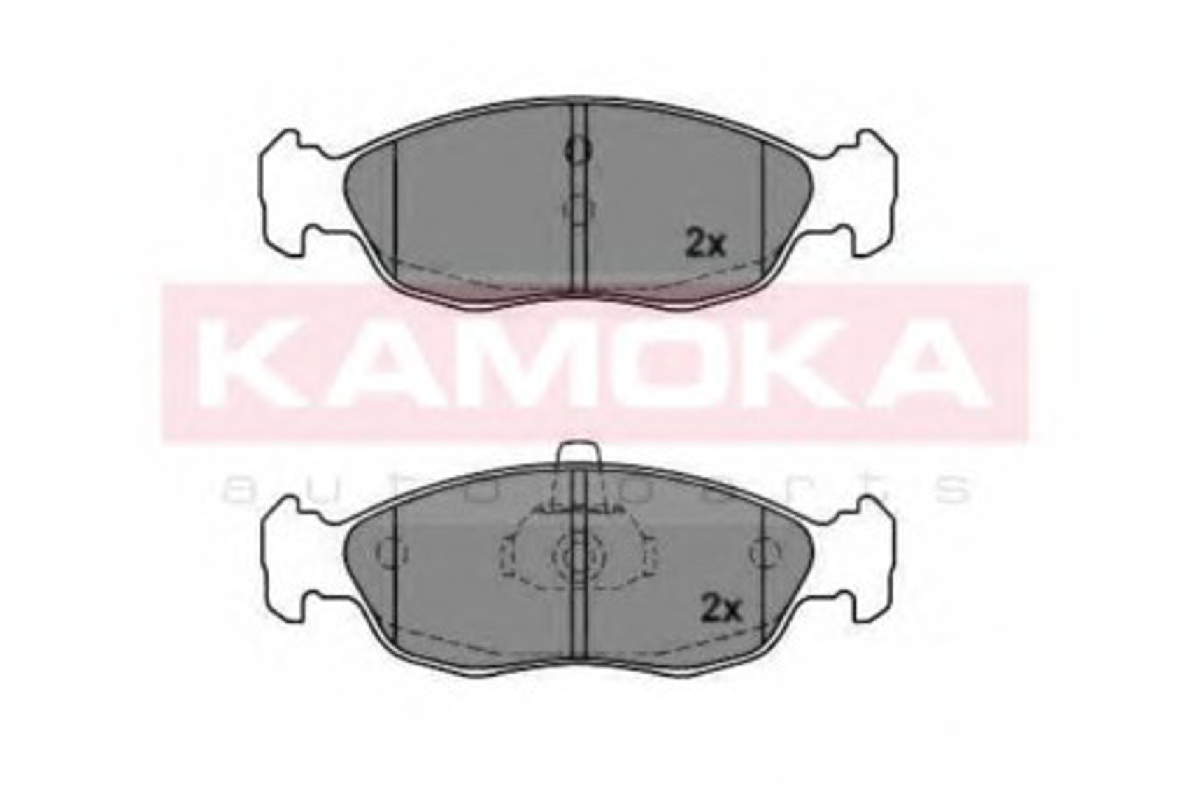 JQ1012336 KAMOKA Колодки тормозные дисковые комплект