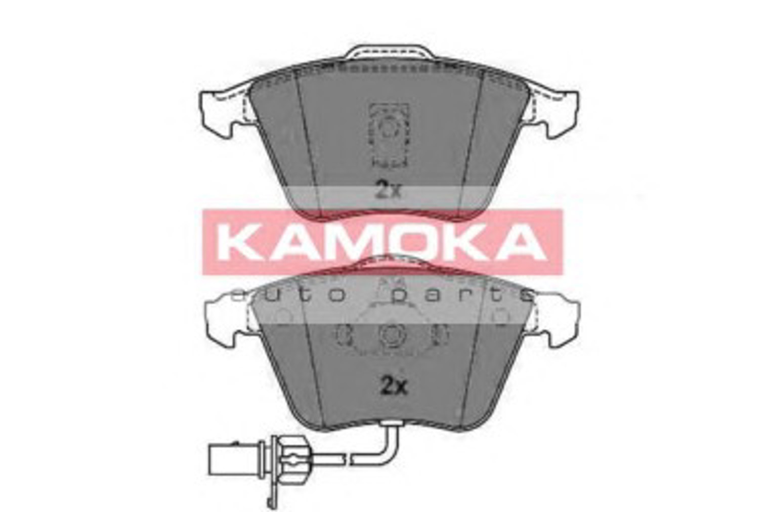 JQ1012814 KAMOKA Колодки тормозные дисковые