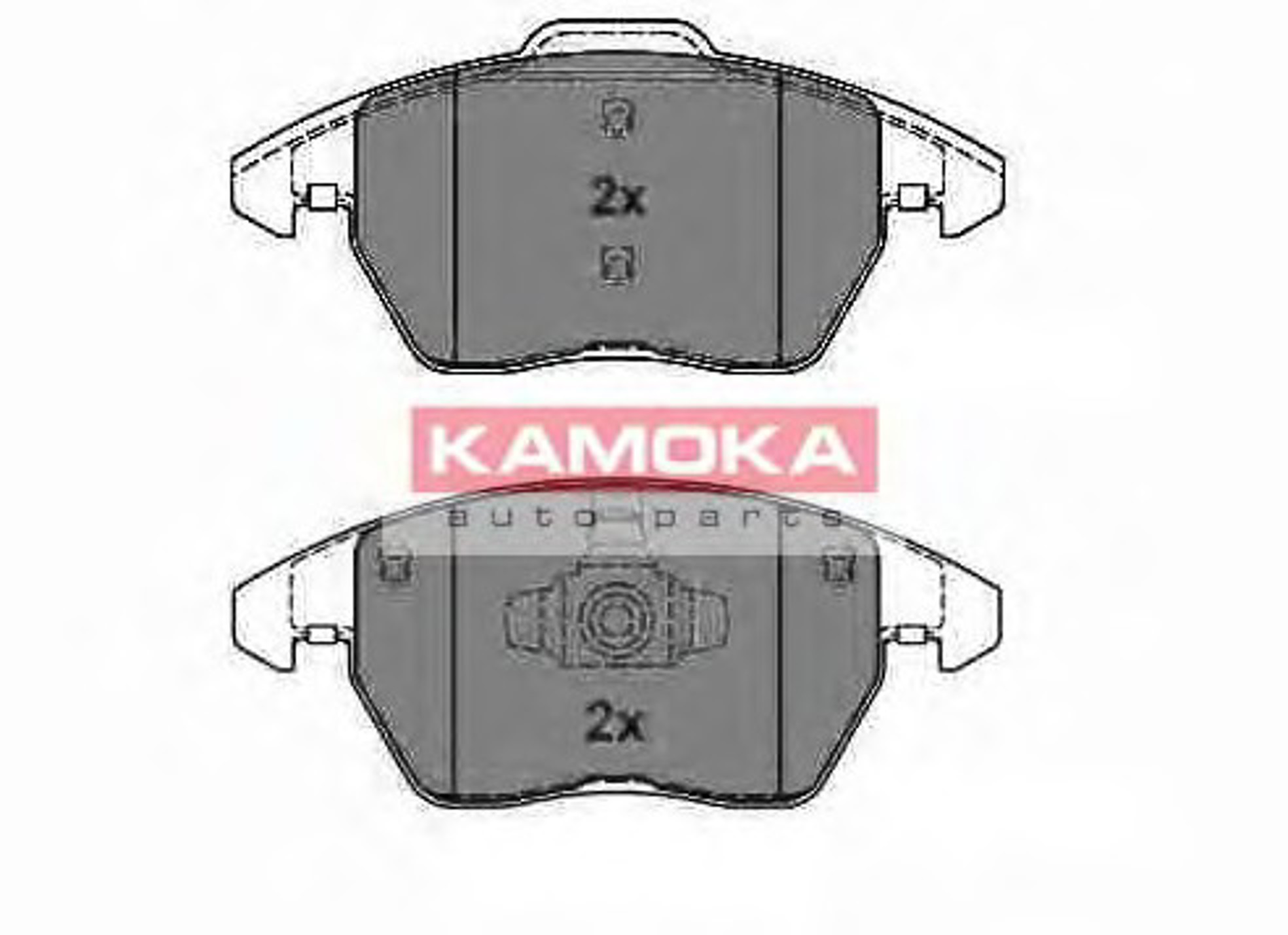 Колодки тормозные дисковые KAMOKA JQ1013456