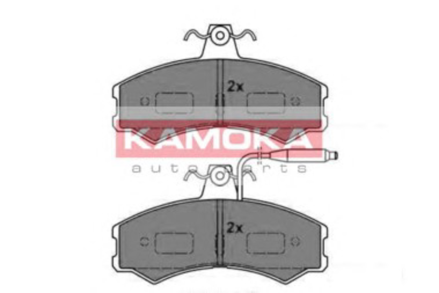 JQ101574 KAMOKA Колодки тормозные дисковые