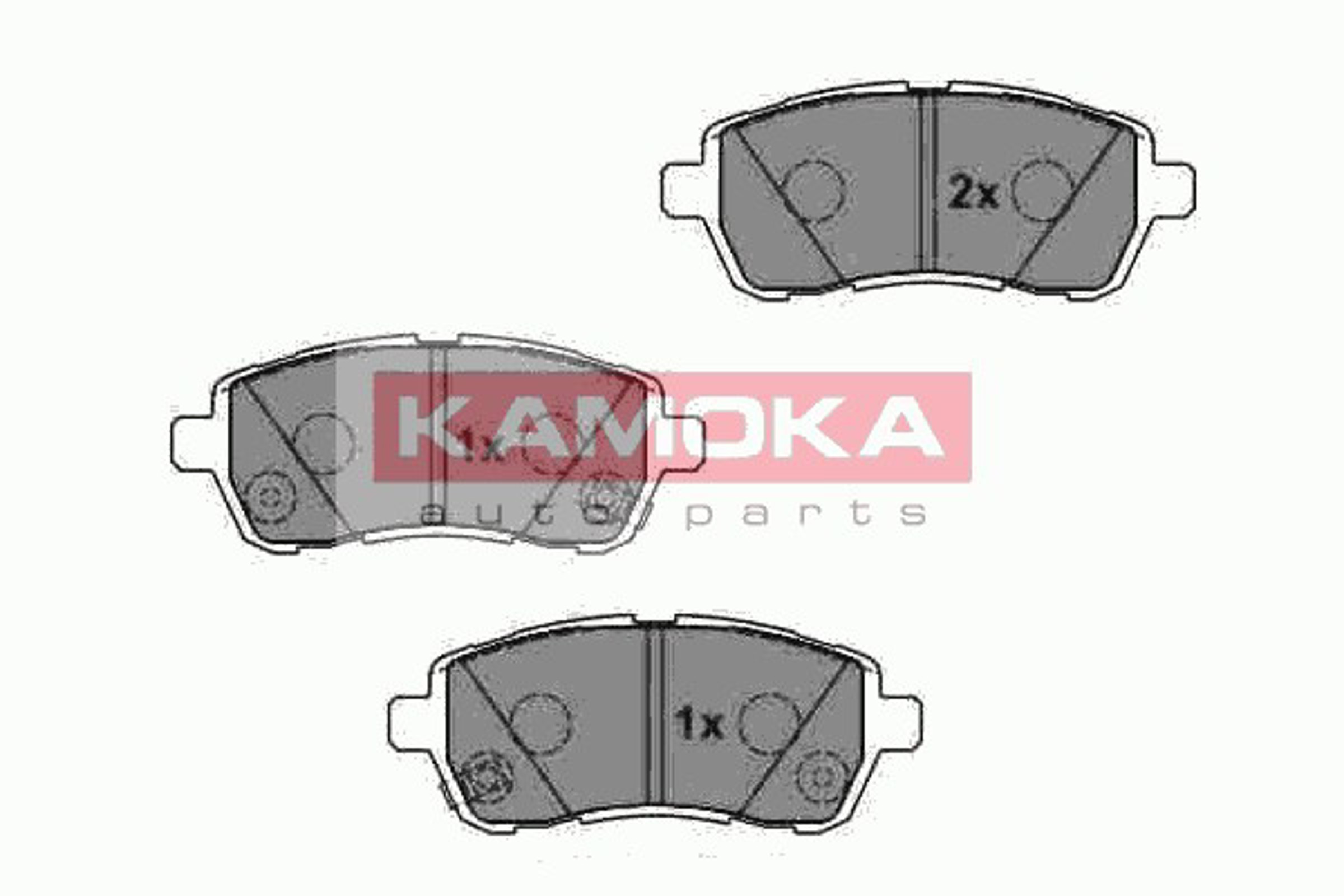 JQ1018454 KAMOKA Колодки тормозные дисковые