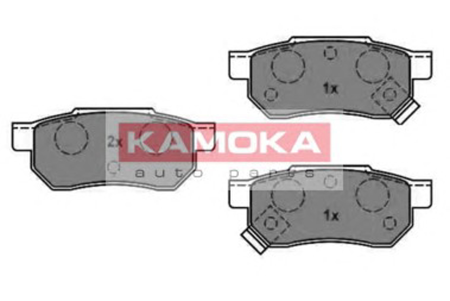 JQ101944 KAMOKA Колодки тормозные дисковые