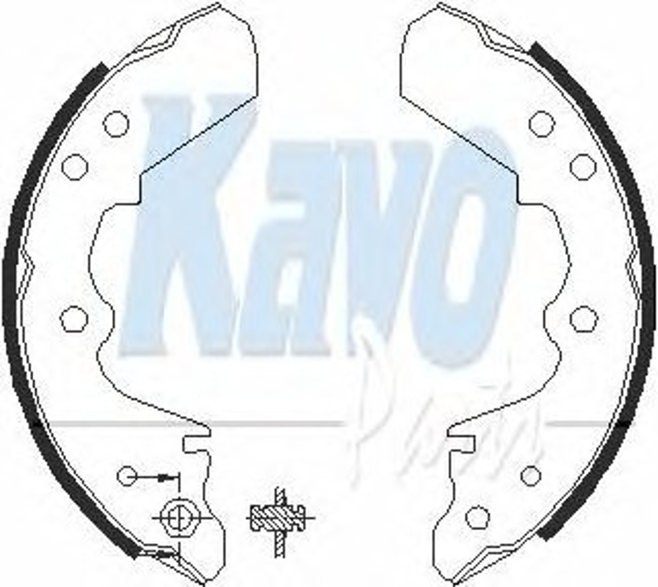 BS-3900 KAVO PARTS Комплект тормозных колодок