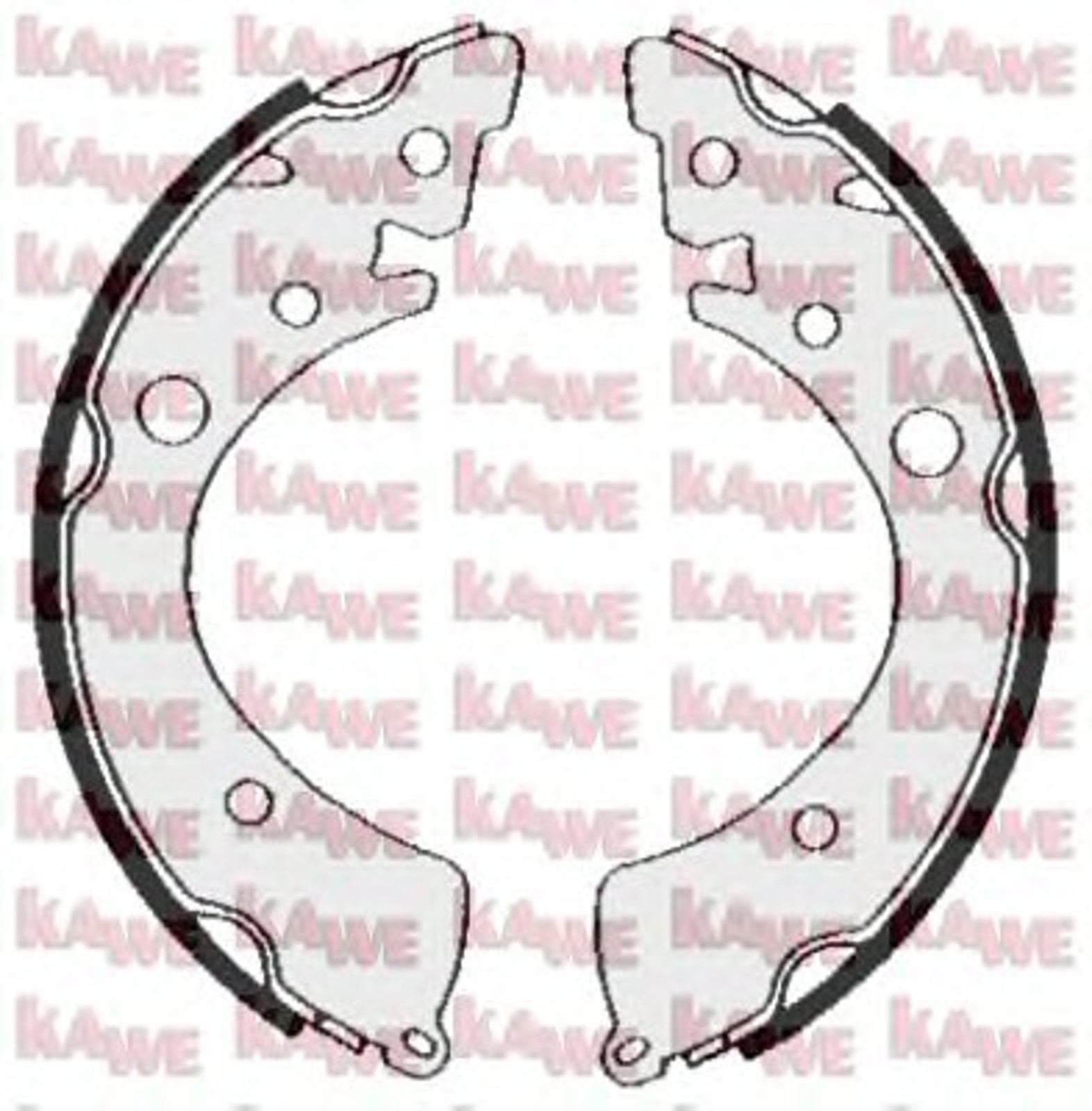 Колодки тормозные KAWE 04820
