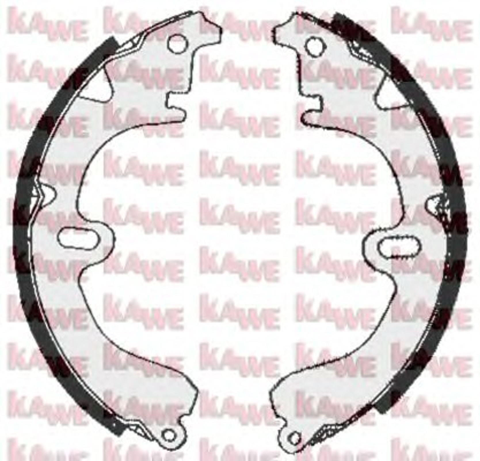 Колодки тормозные KAWE 05860