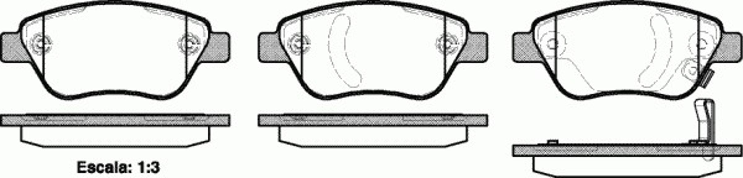 Колодки тормозные дисковые KAWE 0858 31
