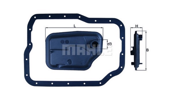 Элемент фильтрующий гидравлический MAHLE/KNECHT HX149D