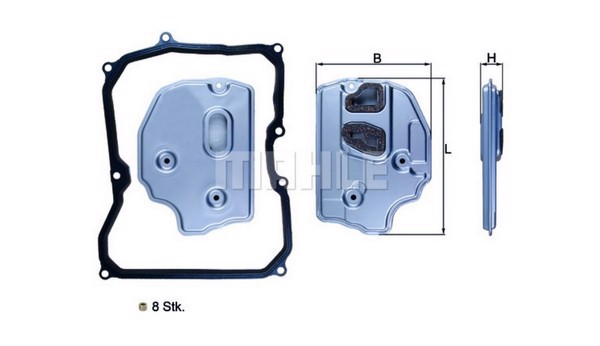 Масляный фильтр MAHLE/KNECHT HX150KIT