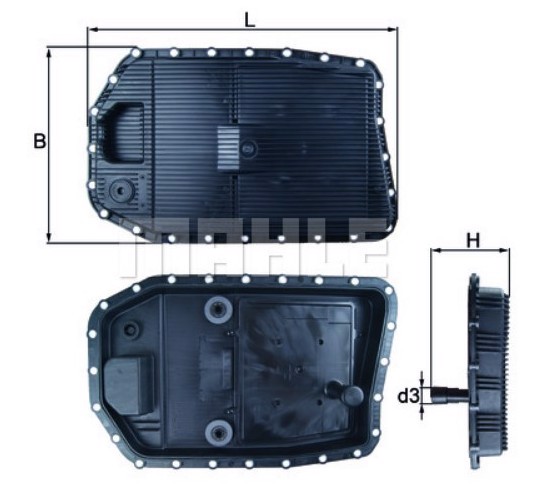 Элемент фильтрующий гидравлический MAHLE/KNECHT HX154