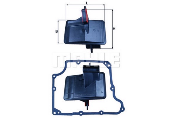 Элемент фильтрующий гидравлический HX 166D Z0044 MAHLE/KNECHT HX166D