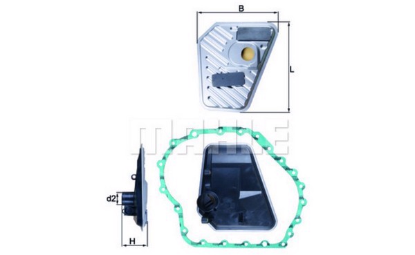 Гидровлический фильтр АКПП MAHLE/KNECHT HX168D