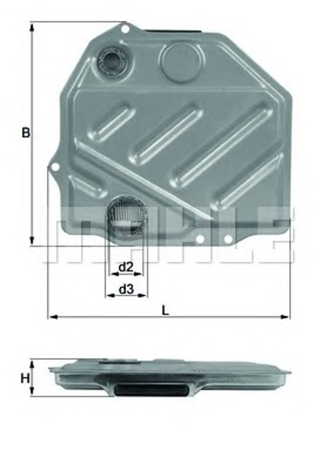 Фильтр акпп MAHLE/KNECHT HX48