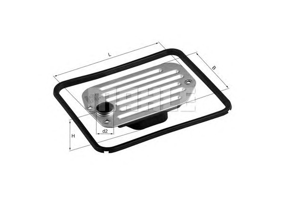 Фильтр акпп MAHLE/KNECHT HX85D