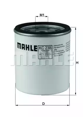 KC238D MAHLE/KNECHT Фильтр топливный