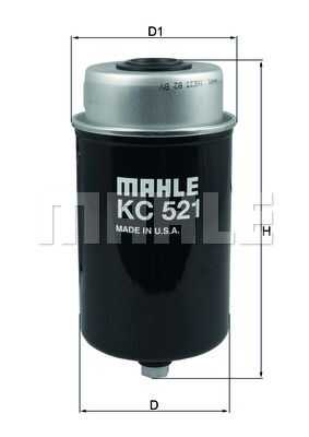 Топливный фильтр MAHLE/KNECHT KC521