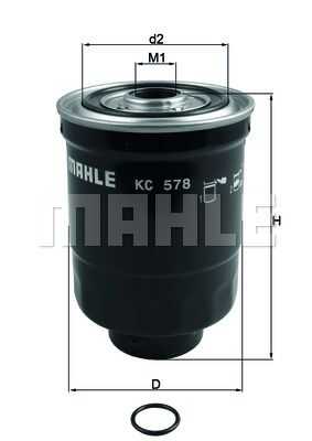 KC578D MAHLE/KNECHT фильтр топливный