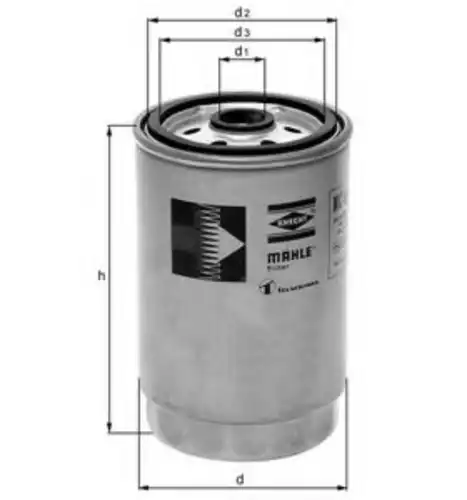 KC63D KNECHT Фильтр топливный