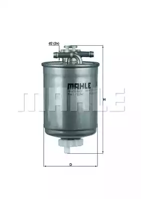 Фильтр топливный MAHLE/KNECHT KL103