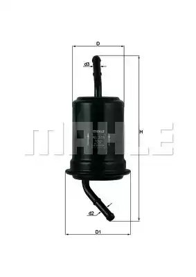 Топливный фильтр MAHLE/KNECHT KL115