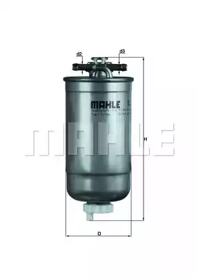 Фильтр топливный MAHLE/KNECHT KL147D