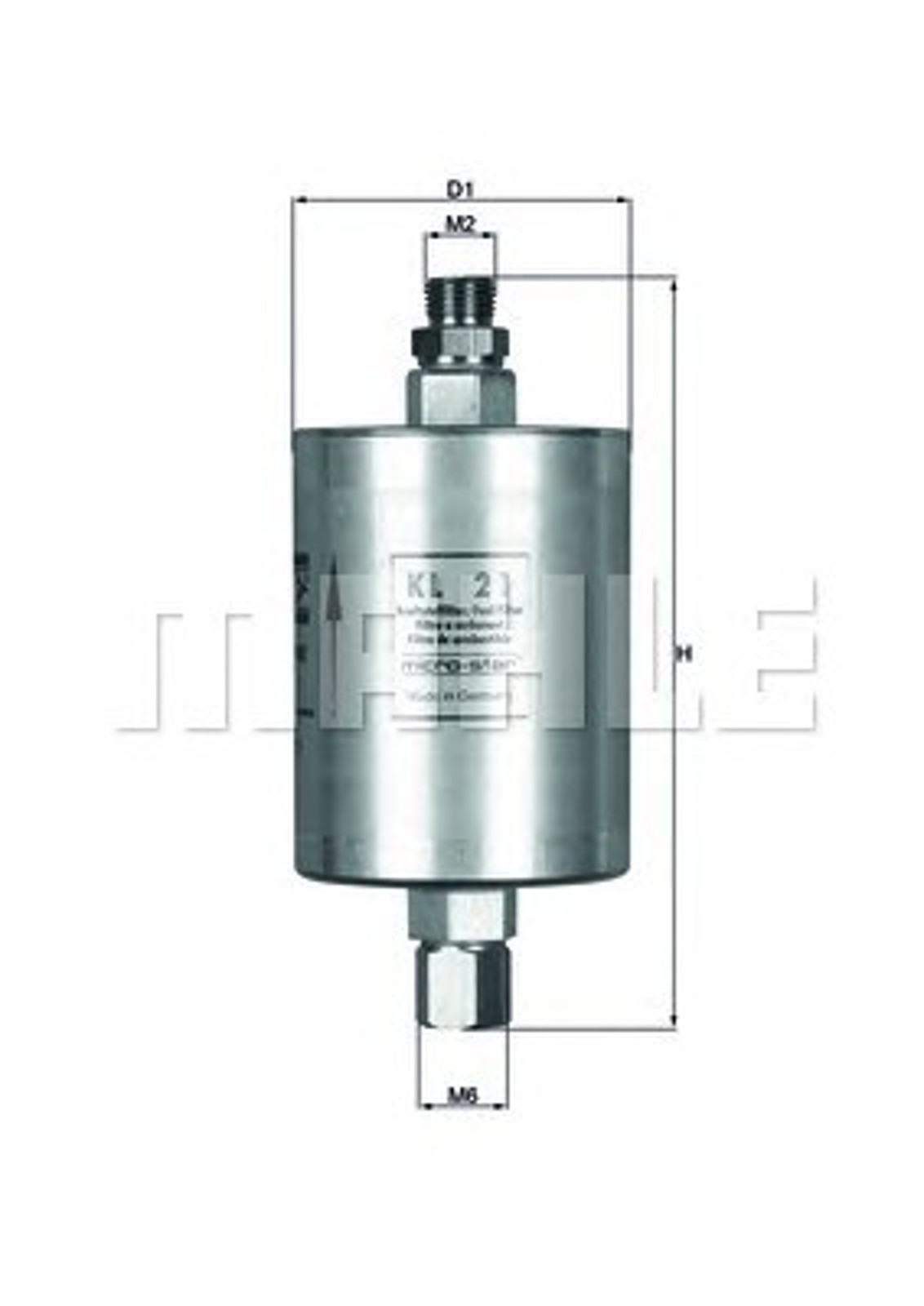 Фильтр топливный MAHLE/KNECHT KL21