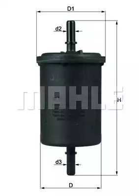 Топливный фильтр MAHLE/KNECHT KL416/1