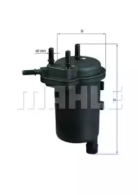 KL430 MAHLE/KNECHT Топливный фильтр