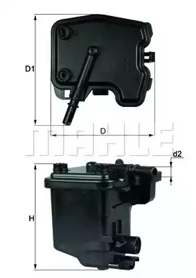 Фильтр топливный MAHLE/KNECHT KL431D