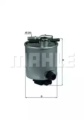 Фильтр топливный MAHLE/KNECHT KL440/14