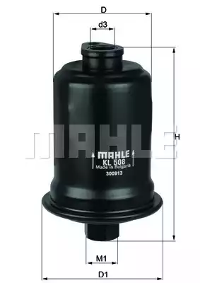 KL508 MAHLE/KNECHT Фильтр топливный