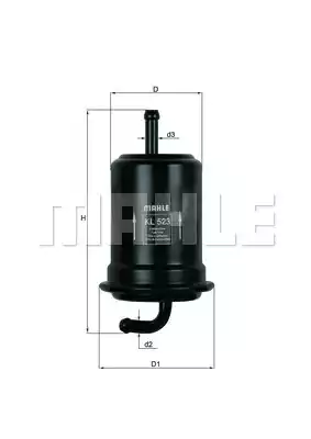 Фильтр топливный MAHLE/KNECHT KL523